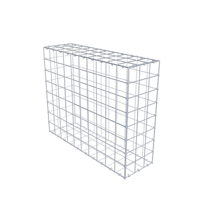 Gabião 100 cm x 80 cm x 30 cm (C x A x P), malhagem 10 cm x 10 cm, anel C
