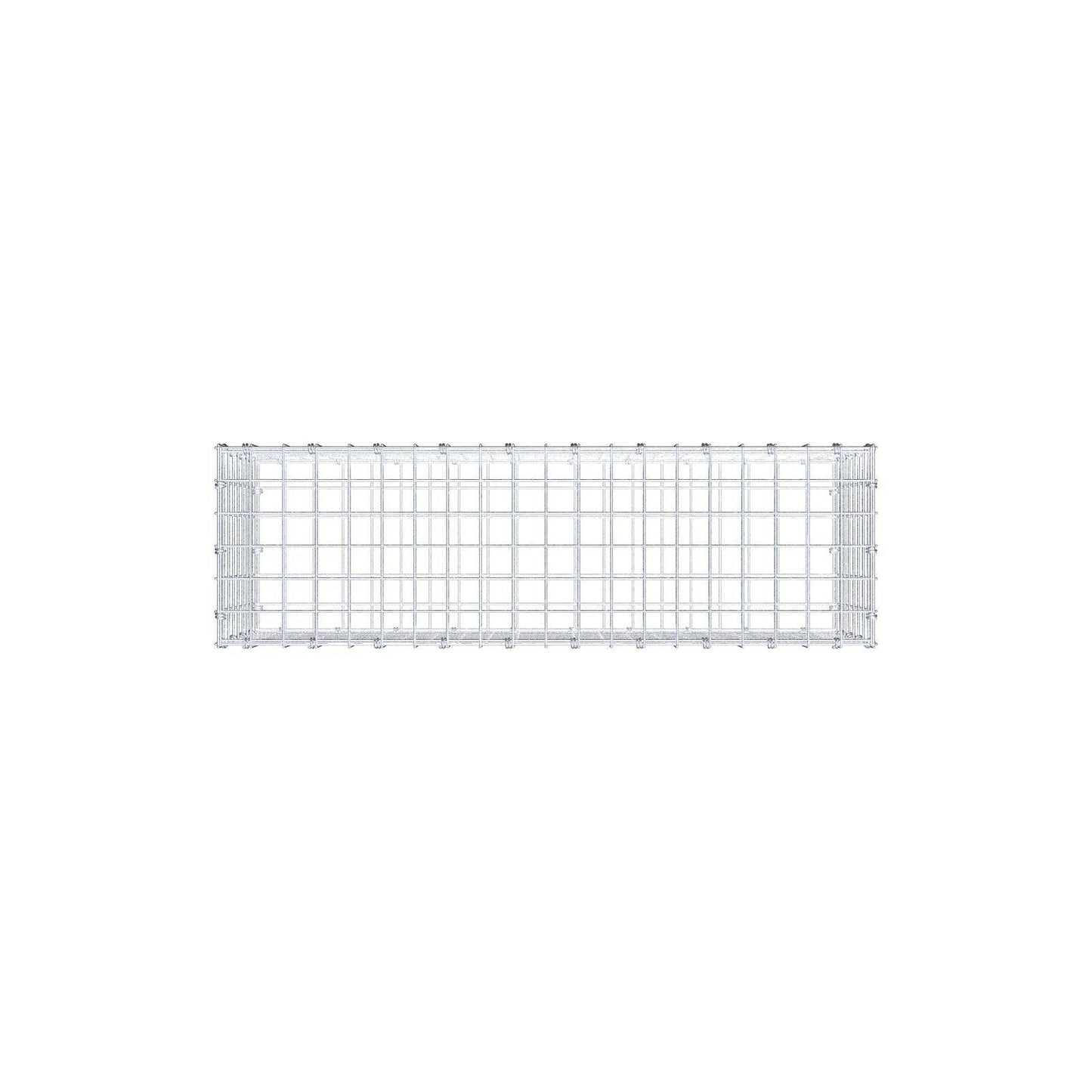 Gabione 100 cm x 40 cm x 30 cm (L x H x T), Maschenweite 5 x 5 cm, Spiralring