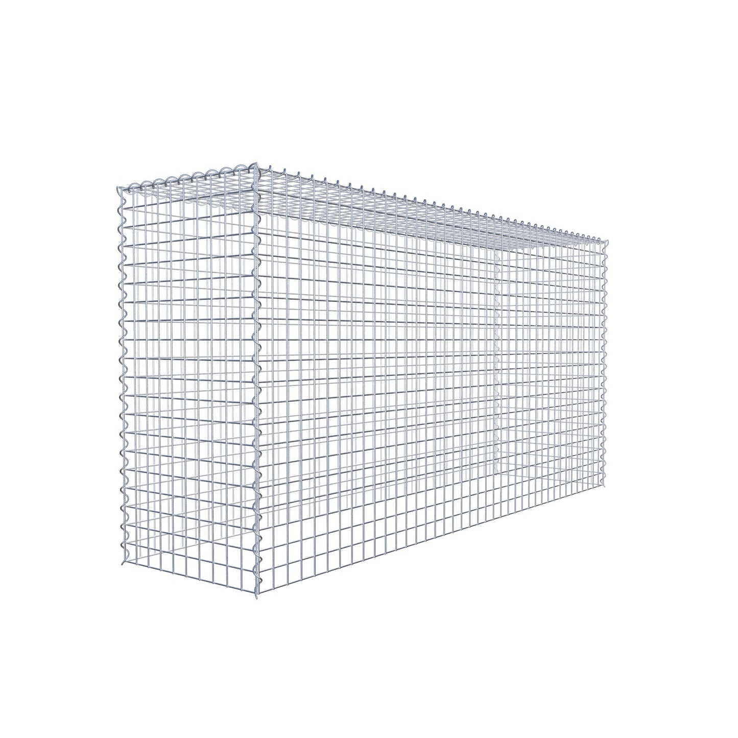 Extra gabion typ 3 200 cm x 100 cm x 50 cm (L x H x D), maskstorlek 5 cm x 5 cm, spiral