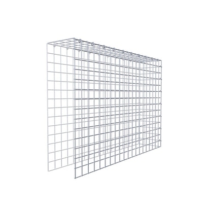 Monteret gabion type 4 100 cm x 70 cm x 20 cm (L x H x D), maskestørrelse 5 cm x 5 cm, C-ring