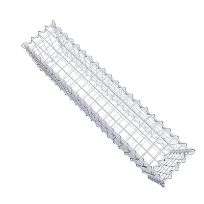 2er Set Gabionen 100 cm x 30 cm x 20 cm (L x H x T), Maschenweite 5 x 5 cm, Spirale