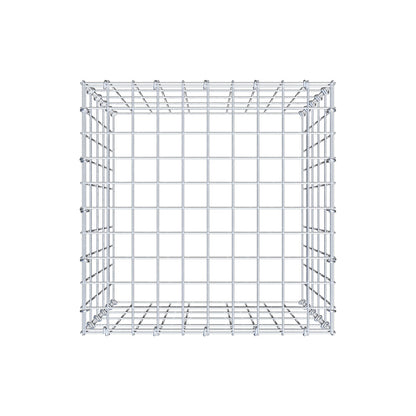 Gabião tipo 3 50 cm x 50 cm x 50 cm (C x A x P), malhagem 5 cm x 10 cm, anel C