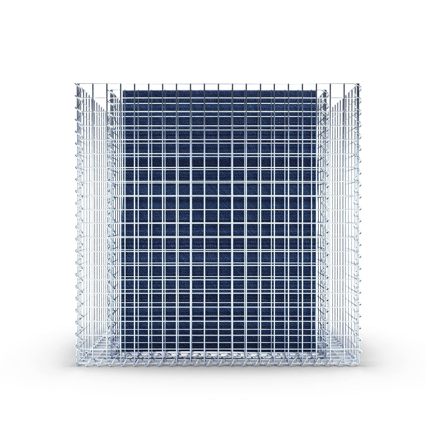 Højbed firkantet 100 cm x 100 cm x 60 cm (L x H x D), maskestørrelse 5 x 5 cm, vægtykkelse 10 cm