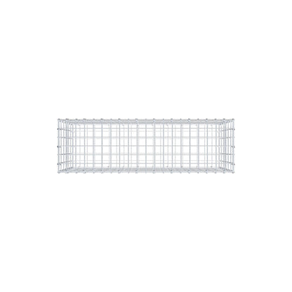 Gabion 100 cm x 60 cm x 30 cm (L x H x D), maskestørrelse 5 cm x 10 cm, C-ring