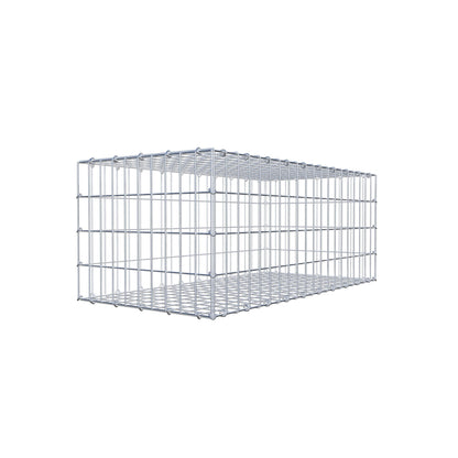 Gabion 100 cm x 40 cm x 50 cm (L x H x D), mesh size 5 cm x 10 cm, C-ring
