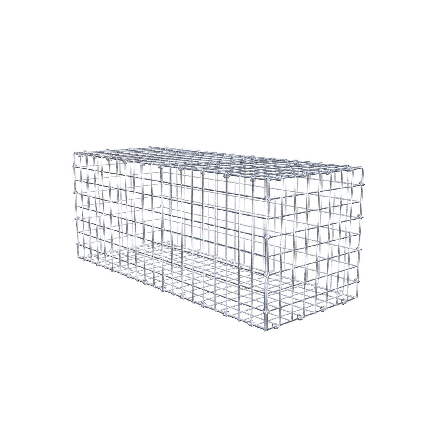 Gabbione 100 cm x 40 cm x 40 cm (L x H x P), maglia 5 x 5 cm, anello a spirale