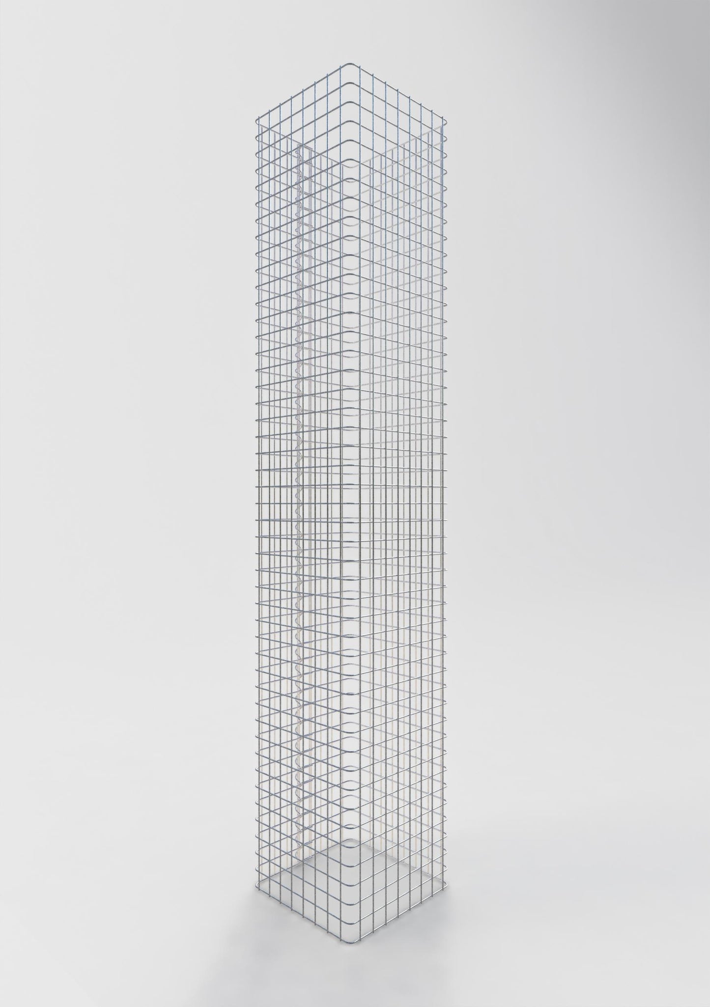 Schanskorfzuil 42 x 42 cm MW 5 x 5 cm vierkant