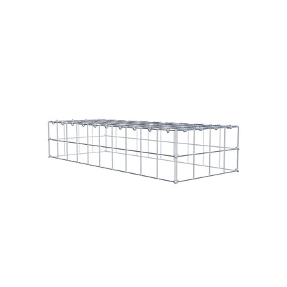 Gabbione aggiuntivo di tipo 3 100 cm x 20 cm x 40 cm (L x H x P), maglia 10 cm x 10 cm, anello a C