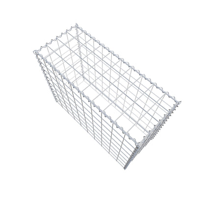 Anbaugabione Typ 3 100 cm x 80 cm x 40 cm (L x H x T), Maschenweite 10 cm x 10 cm, Spirale