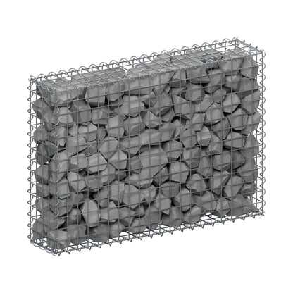 Gabione 100 cm x 70 cm x 20 cm (L x H x T), Maschenweite 5 cm x 5 cm, Spirale