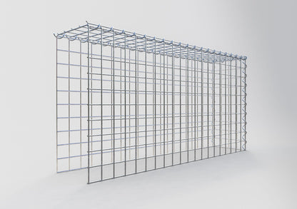 Anbaugabione Typ 4 100 cm x 50 cm x 20 cm (L x H x T), Maschenweite 5 cm x 5 cm, Spirale