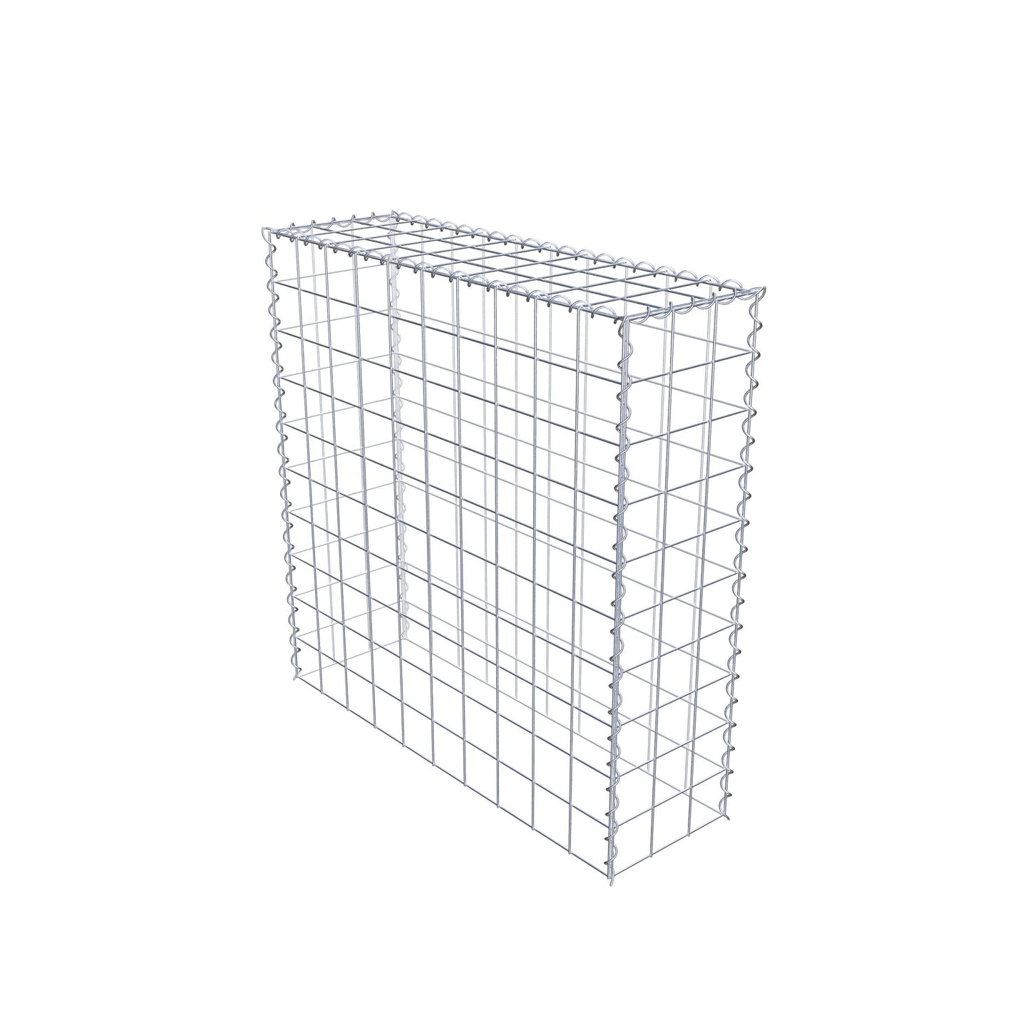 Extra gabion typ 3 100 cm x 100 cm x 30 cm (L x H x D), maskstorlek 10 cm x 10 cm, spiral