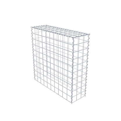 Extra gabion typ 3 100 cm x 100 cm x 30 cm (L x H x D), maskstorlek 10 cm x 10 cm, spiral
