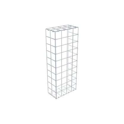 Gabião Tipo 2 100 cm x 20 cm x 40 cm (C x A x P), malhagem 10 cm x 10 cm, anel C
