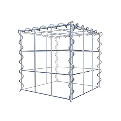 Anbaugabione Typ 3 30 cm x 30 cm x 30 cm (L x H x T), Maschenweite 10 cm x 10 cm, Spirale