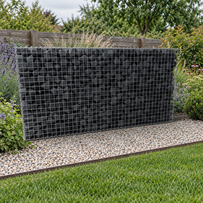 Gabion 200 cm x 100 cm x 20 cm (L x H x P), mailles 5 cm x 5 cm, spirale