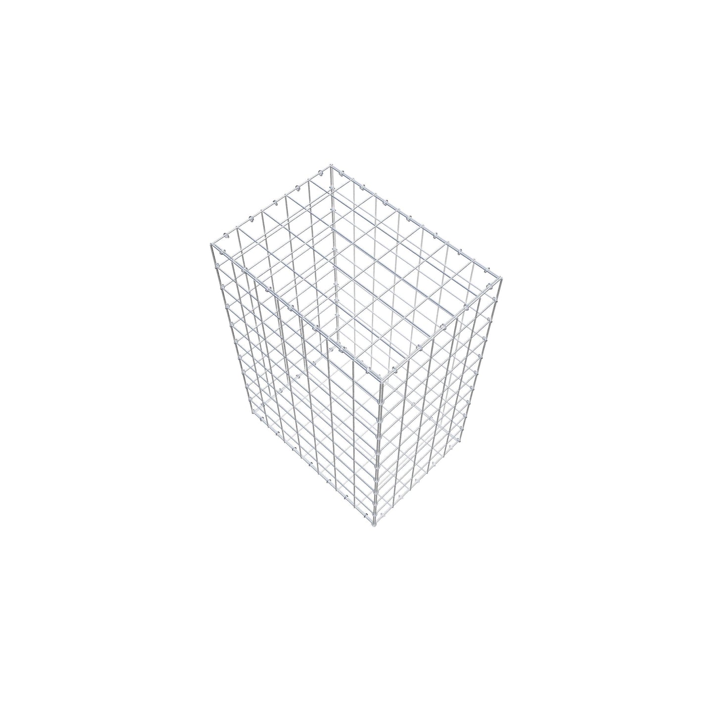 Gabião 100 cm x 70 cm x 50 cm (C x A x P), malhagem 10 cm x 10 cm, anel C