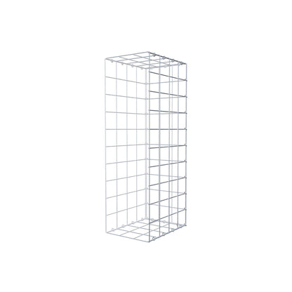 Monteret gabion type 2 100 cm x 40 cm x 30 cm (L x H x D), maskestørrelse 10 cm x 10 cm, C-ring