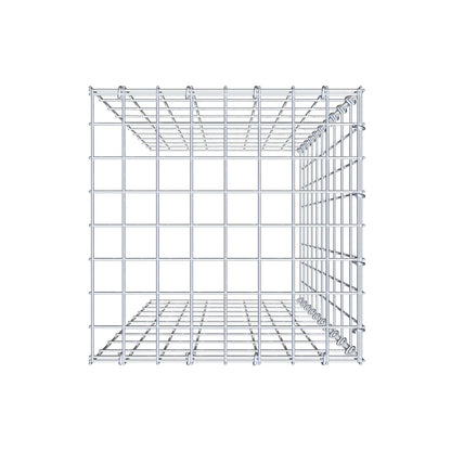 Anbaugabione Typ 4 100 cm x 40 cm x 40 cm (L x H x T), Maschenweite 5 cm x 10 cm, C-Ring