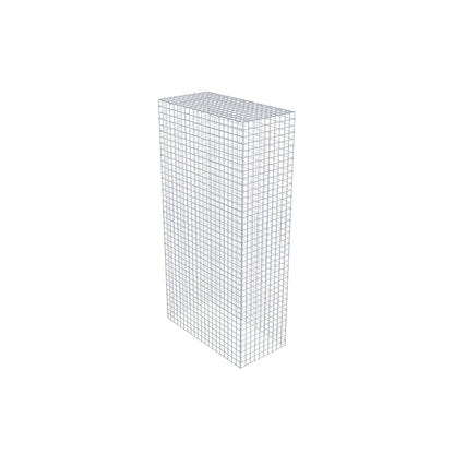Gabião Tipo 3 200 cm x 100 cm x 50 cm (C x A x P), malhagem 5 cm x 5 cm, anel C