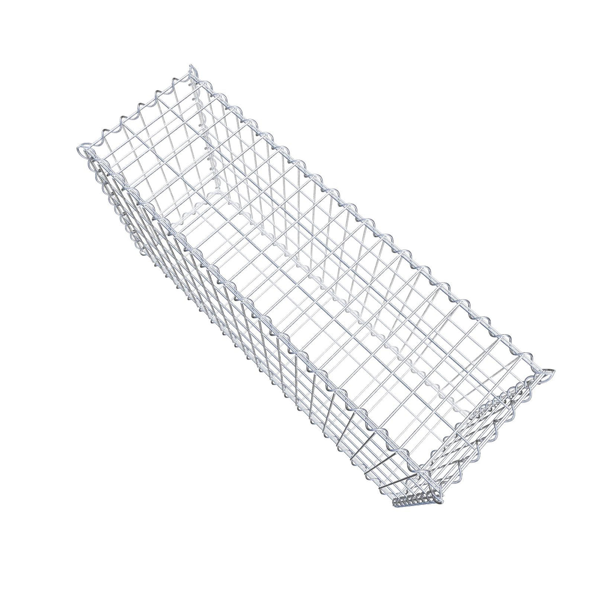 Gabion 100 cm x 50 cm x 30 cm (L x H x D), mesh size 5 cm x 10 cm, spiral