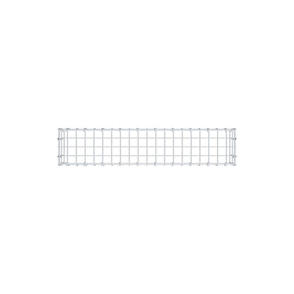 Gabião Tipo 3 100 cm x 20 cm x 20 cm (C x A x P), malhagem 5 cm x 10 cm, anel C