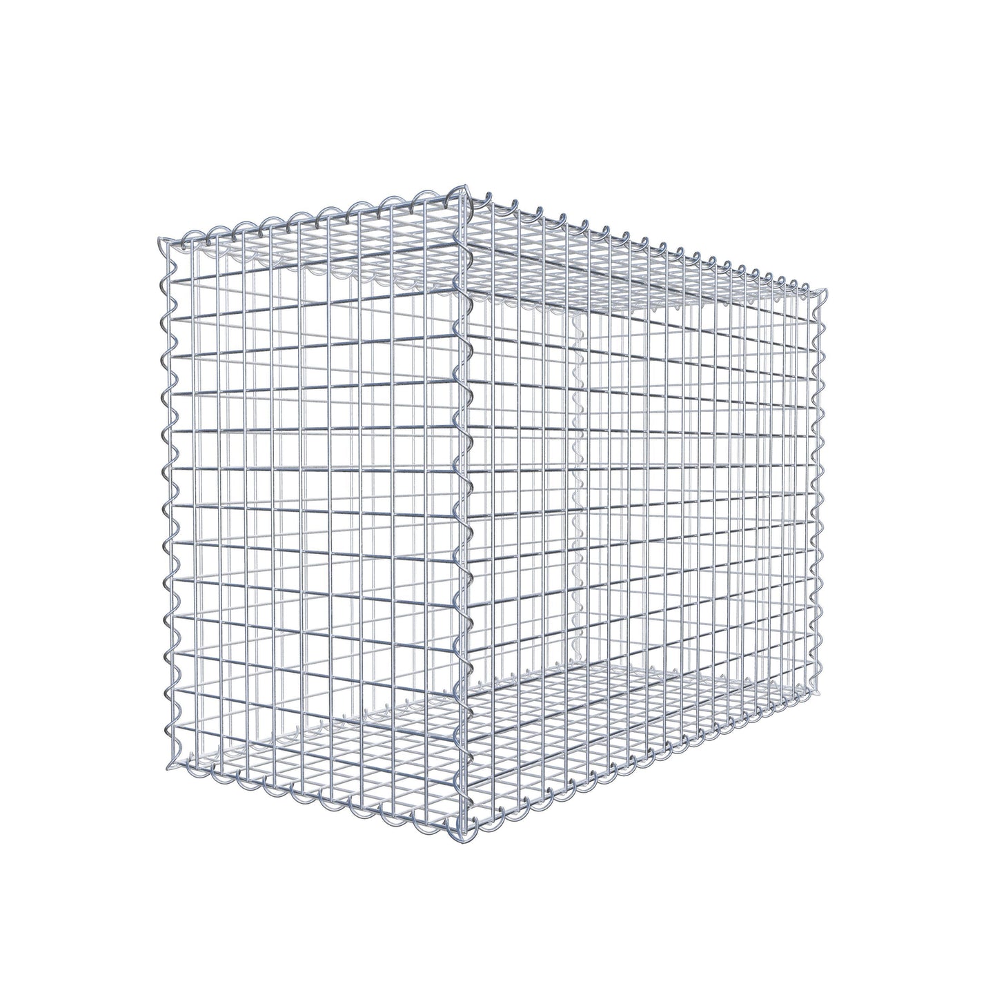 Gavión 100 cm x 70 cm x 50 cm (L x A x P), luz de malla 5 cm x 5 cm, en espiral
