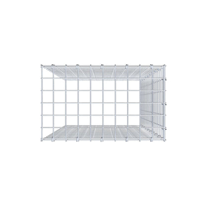 Anbaugabione Typ 4 100 cm x 50 cm x 30 cm (L x H x T), Maschenweite 5 cm x 5 cm, C-Ring