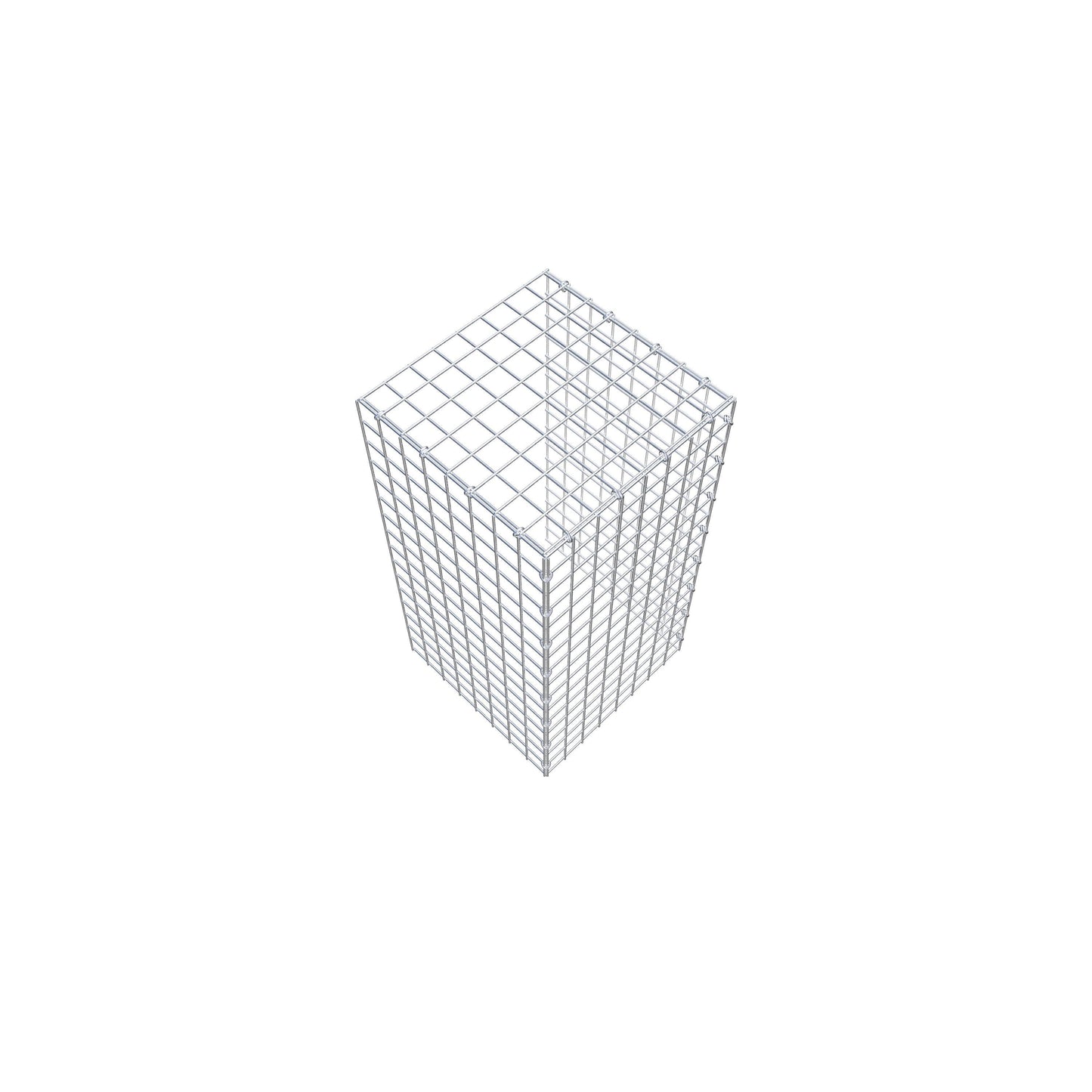 Toegevoegde pool type 4 80 cm x 40 cm x 40 cm (L x H x D), maaswijdte 5 cm x 5 cm, C-ring