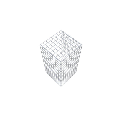 Toegevoegde pool type 4 80 cm x 40 cm x 40 cm (L x H x D), maaswijdte 5 cm x 5 cm, C-ring