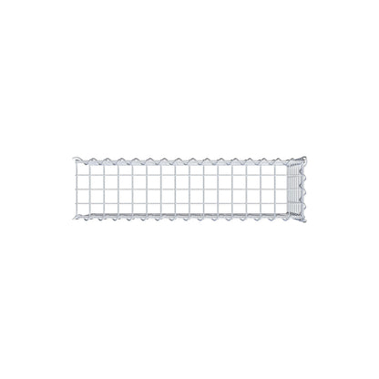 Anbaugabione Typ 4 80 cm x 40 cm x 20 cm (L x H x T), Maschenweite 5 cm x 5 cm, Spirale