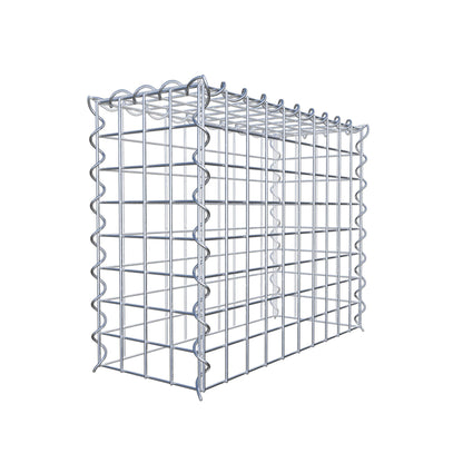 Gabion rapporté type 3 50 cm x 40 cm x 20 cm (L x H x P), mailles 5 cm x 5 cm, spirale