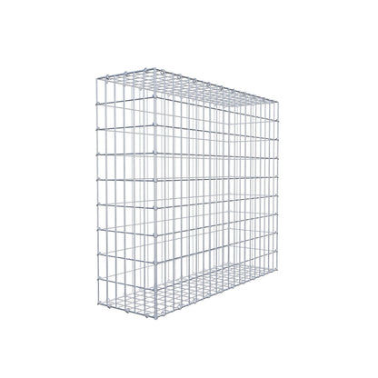 Gabion 100 cm x 90 cm x 30 cm (L x H x D), maskestørrelse 5 cm x 10 cm, C-ring