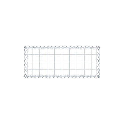 Gabion 100 cm x 20 cm x 40 cm (L x H x P), mailles 10 cm x 10 cm, spirale