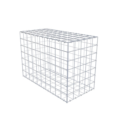 Gabião 100 cm x 70 cm x 50 cm (C x A x P), malhagem 10 cm x 10 cm, anel C