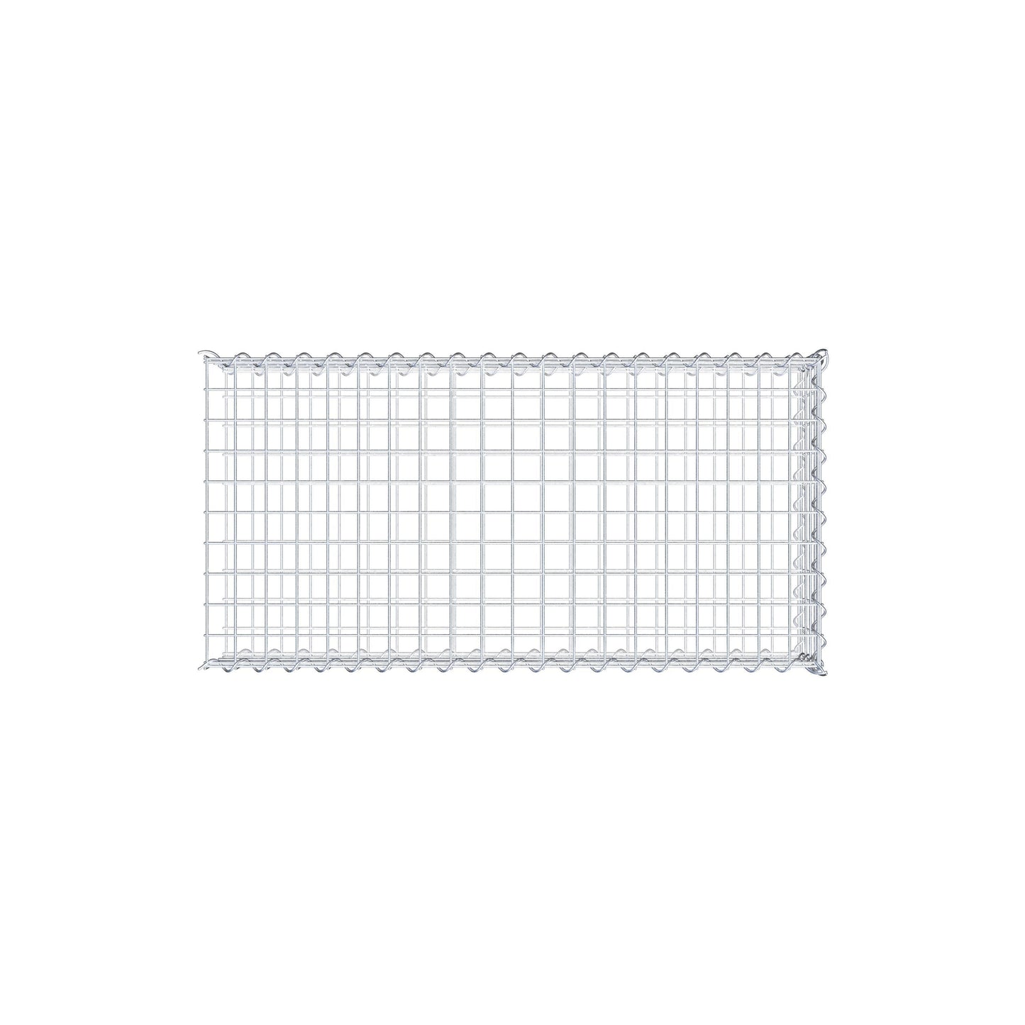 Anbaugabione Typ 2 100 cm x 20 cm x 50 cm (L x H x T), Maschenweite 5 cm x 5 cm, Spirale
