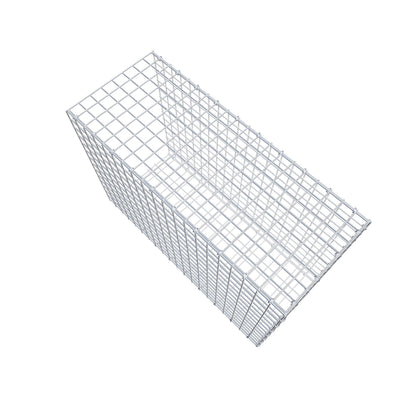 Type 2 oplegkorf 100 cm x 70 cm x 40 cm (L x H x D), maaswijdte 5 cm x 5 cm, C-ring