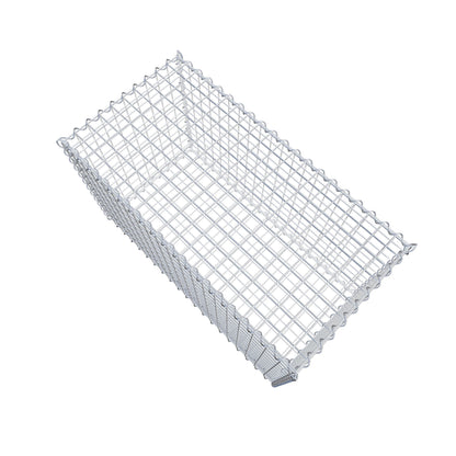 Gabbione 100 cm x 60 cm x 50 cm (L x H x P), maglia 5 cm x 5 cm, spirale
