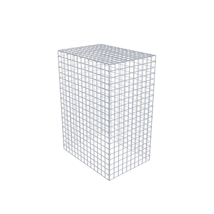 Gabião Tipo 3 100 cm x 70 cm x 50 cm (C x A x P), malhagem 5 cm x 5 cm, anel C