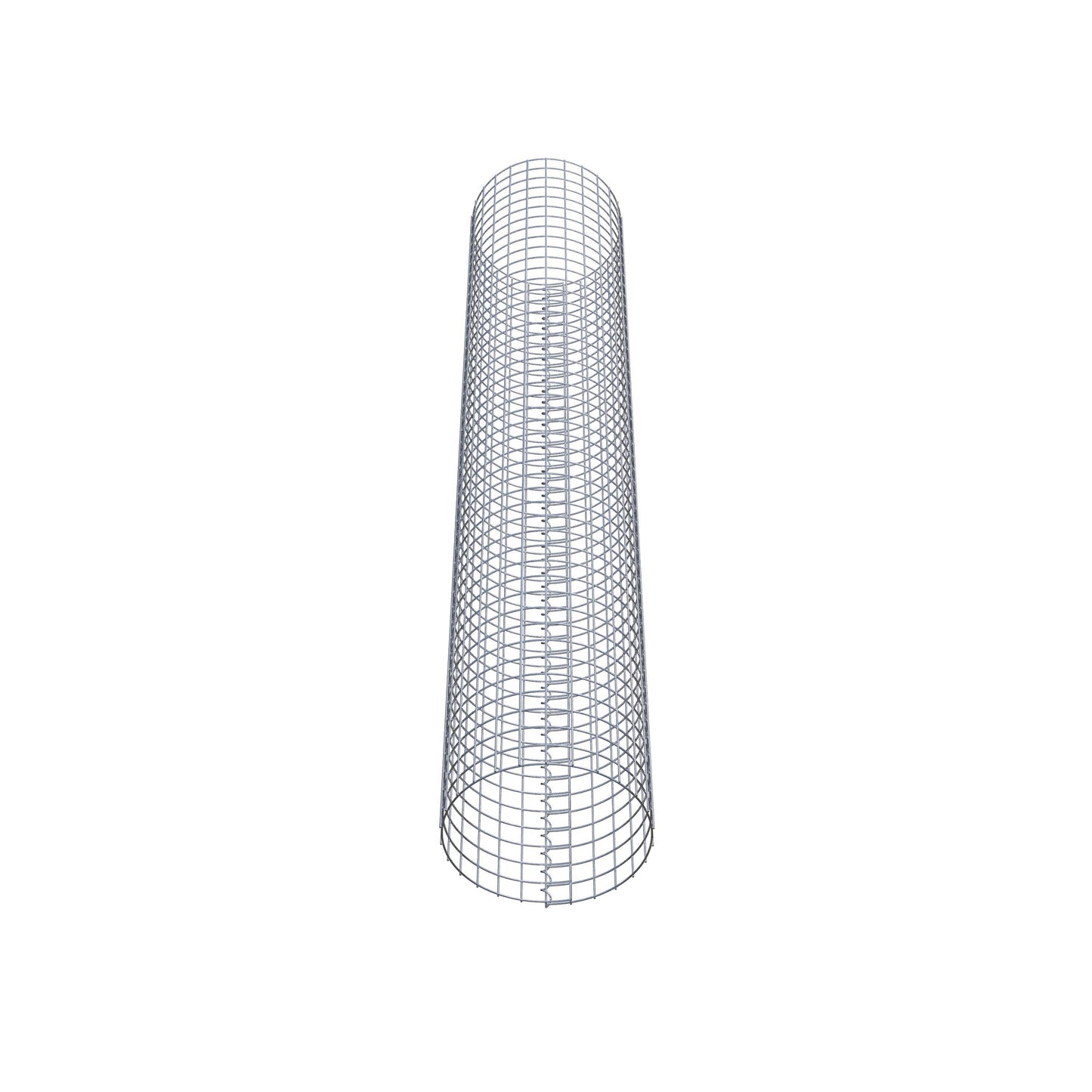 Gabionensäule rund 42 cm Durchmesser, 230 cm Höhe, Maschenweite 5 cm x 5 cm