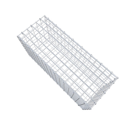 Gabbione 80 cm x 40 cm x 30 cm (L x H x P), maglia 5 cm x 5 cm, anello a C