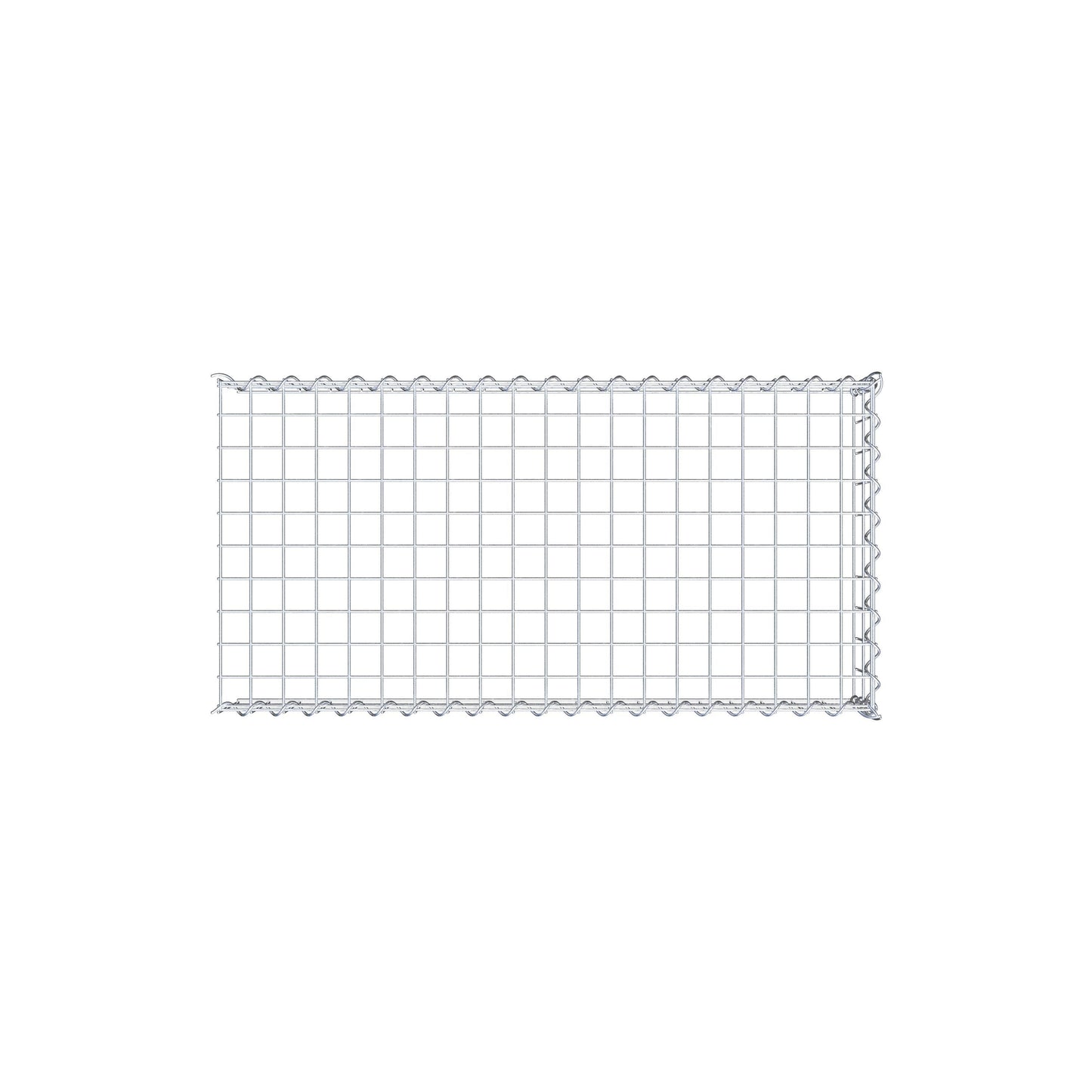Anbaugabione Typ 4 100 cm x 20 cm x 50 cm (L x H x T), Maschenweite 5 cm x 10 cm, Spirale