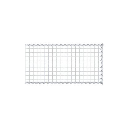 Anbaugabione Typ 4 100 cm x 20 cm x 50 cm (L x H x T), Maschenweite 5 cm x 10 cm, Spirale