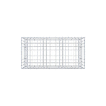 Gabion 100 cm x 70 cm x 50 cm (L x H x P), mailles 5 cm x 10 cm, anneau en C