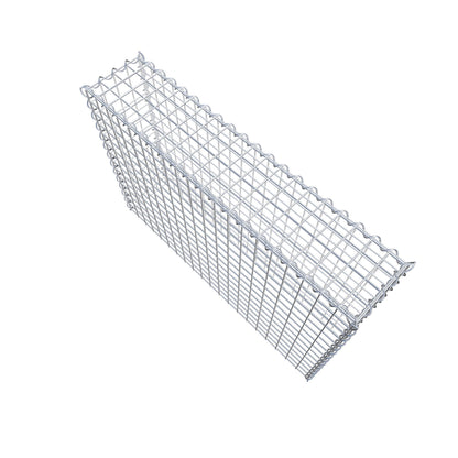 Gavión complementario tipo 3 100 cm x 70 cm x 20 cm (L x A x P), malla 5 cm x 5 cm, espiral
