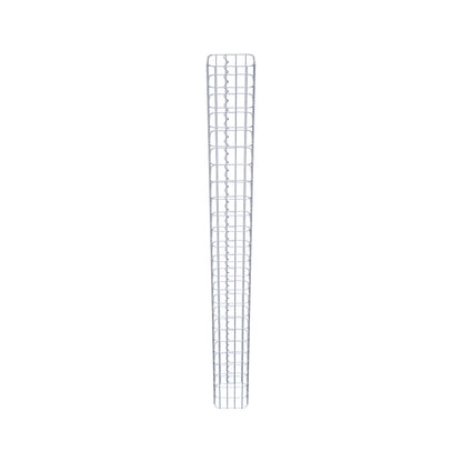 Gabionensäule eckig 22 cm x 22 cm, 230 cm Höhe, MW 5 cm x 10 cm