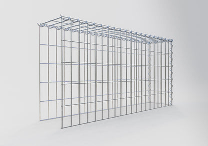 Anbaugabione Typ 4 100 cm x 50 cm x 20 cm (L x H x T), Maschenweite 5 cm x 10 cm, Spirale