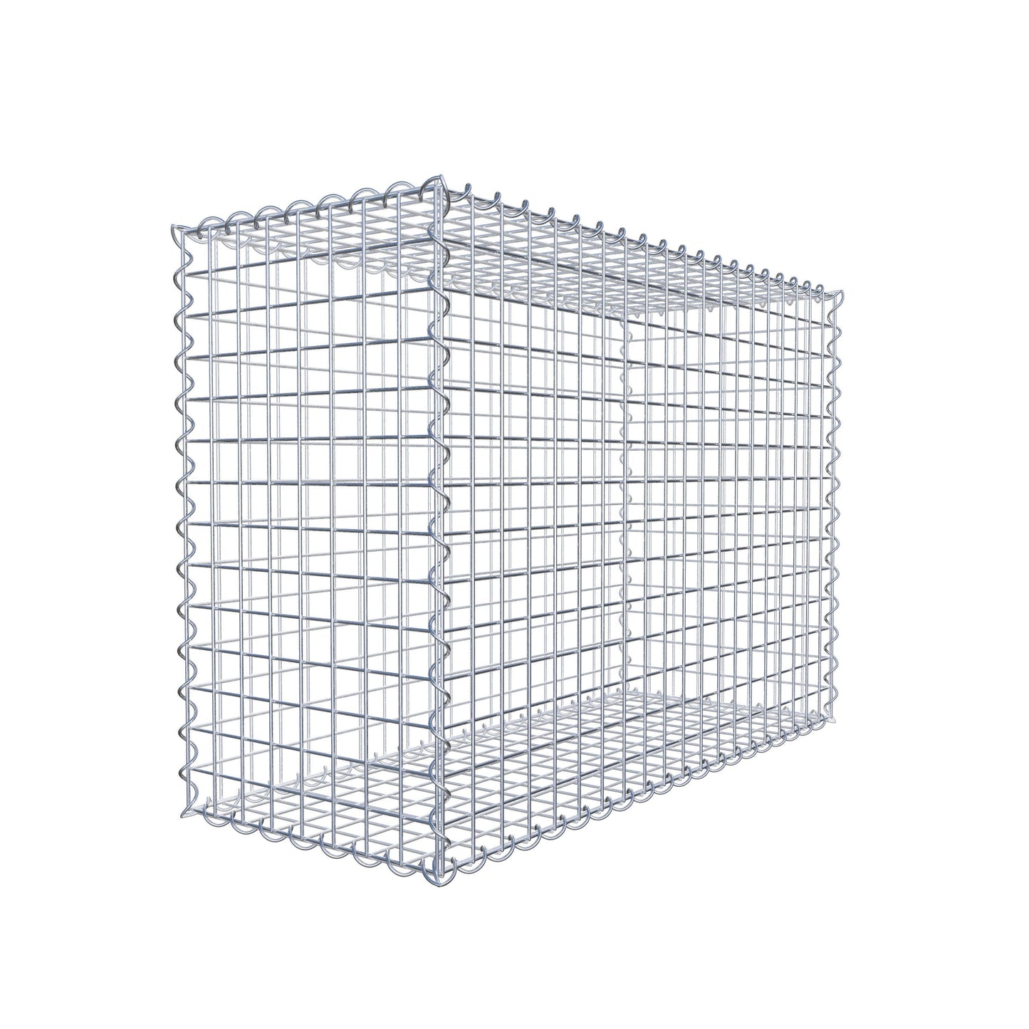 Gabion 100 cm x 70 cm x 40 cm (L x H x P), mailles 5 cm x 5 cm, spirale