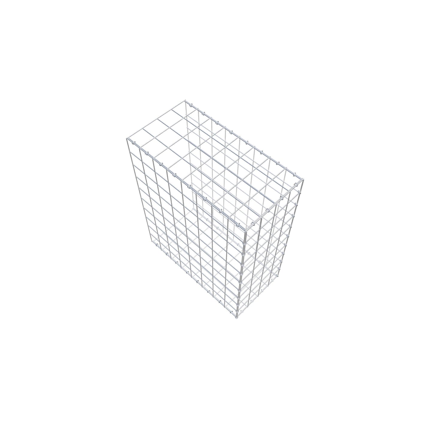 Gavión complementario de tipo 2 100 cm x 80 cm x 40 cm (L x A x P), malla 10 cm x 10 cm, anillo en C