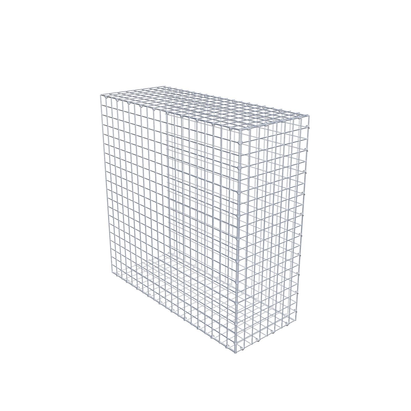 Gavión adicional tipo 2 100 cm x 100 cm x 40 cm (L x A x P), malla 5 cm x 5 cm, anillo en C
